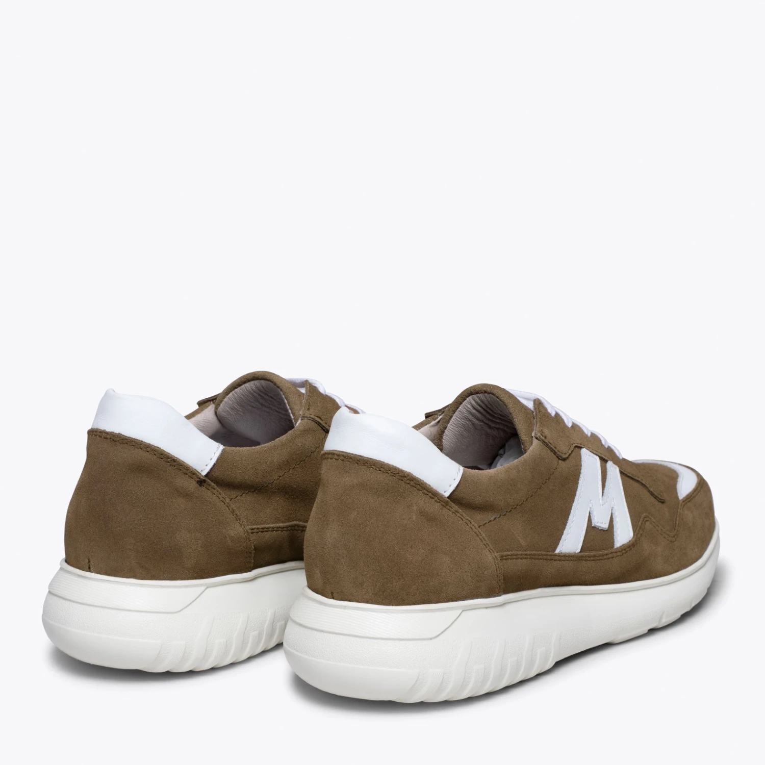 PARIS - Baskets Pour Homme MARRON/BLANC – Image 4