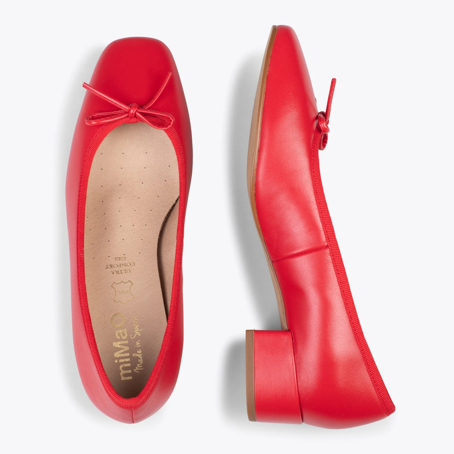 OPÉRA – Ballerines à Talon ROUGE – Image 2