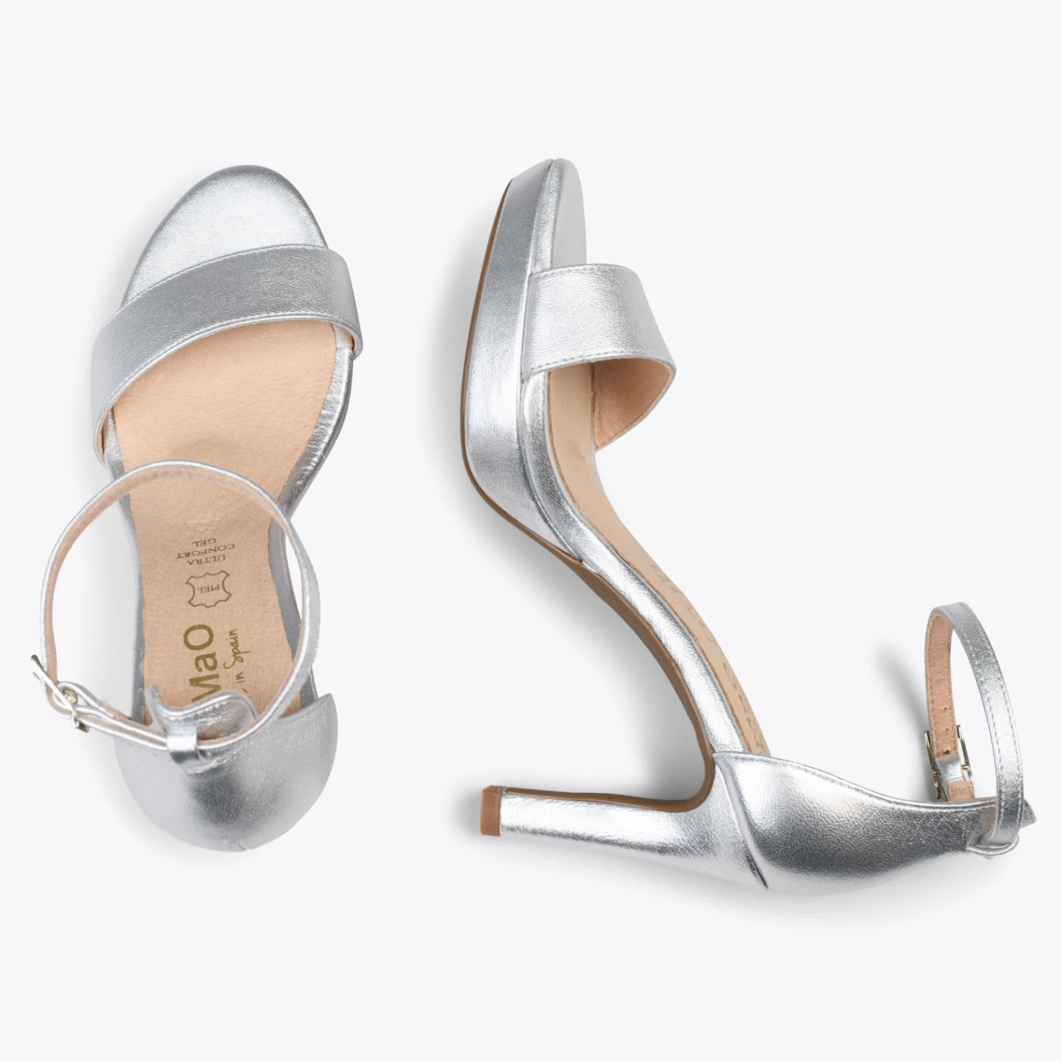 PARTY - Sandales à Talon Haut Et Plateforme ARGENTÉ – Image 2