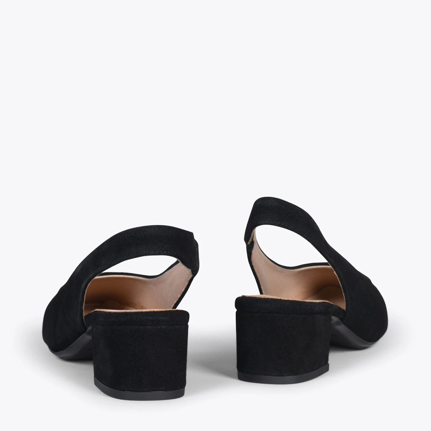 URBAN LADY – Escarpins à Talon Moyen à Bride Arrière NOIR – Image 3