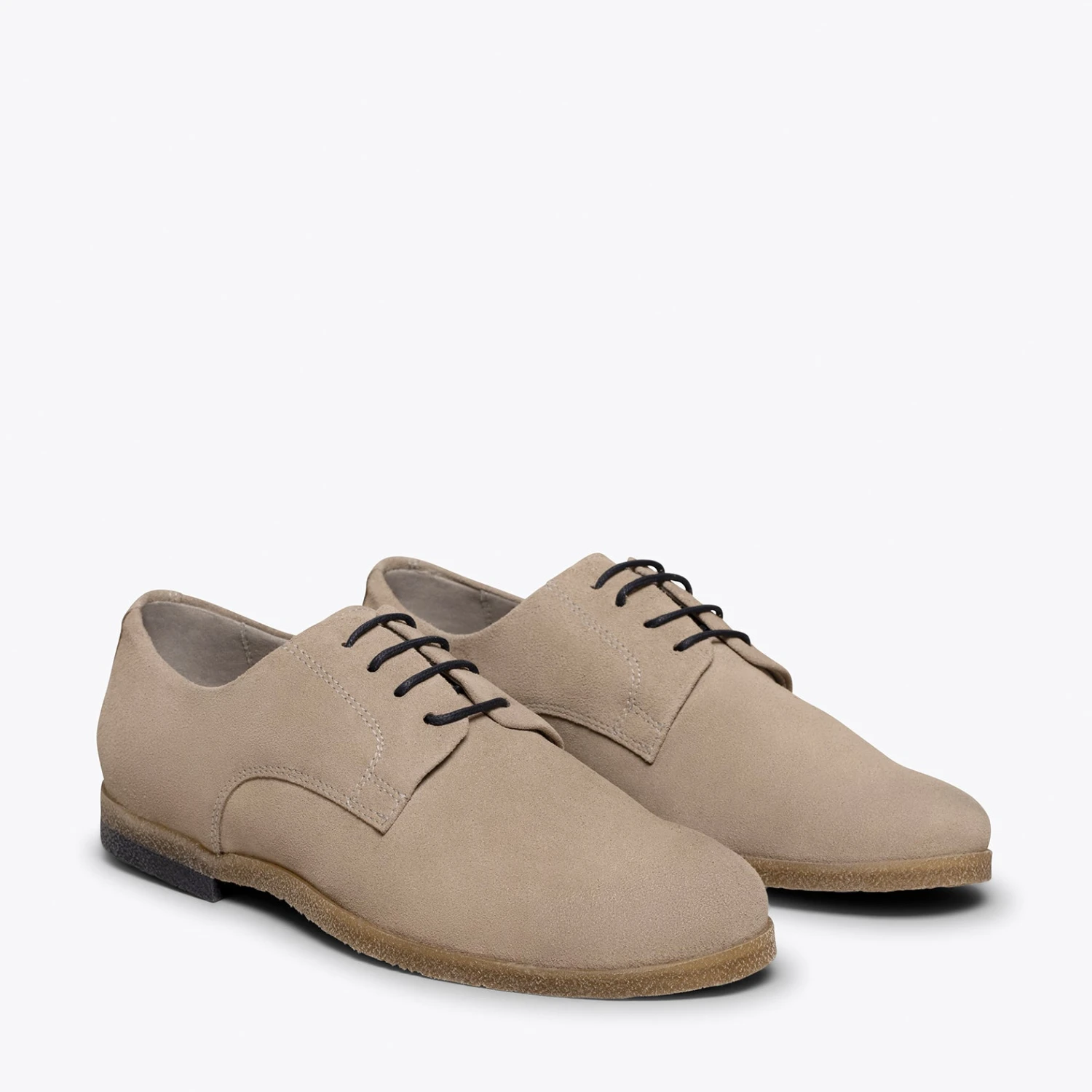 BLUCHER - Chaussures à Lacets Pour Homme TAUPE – Image 2