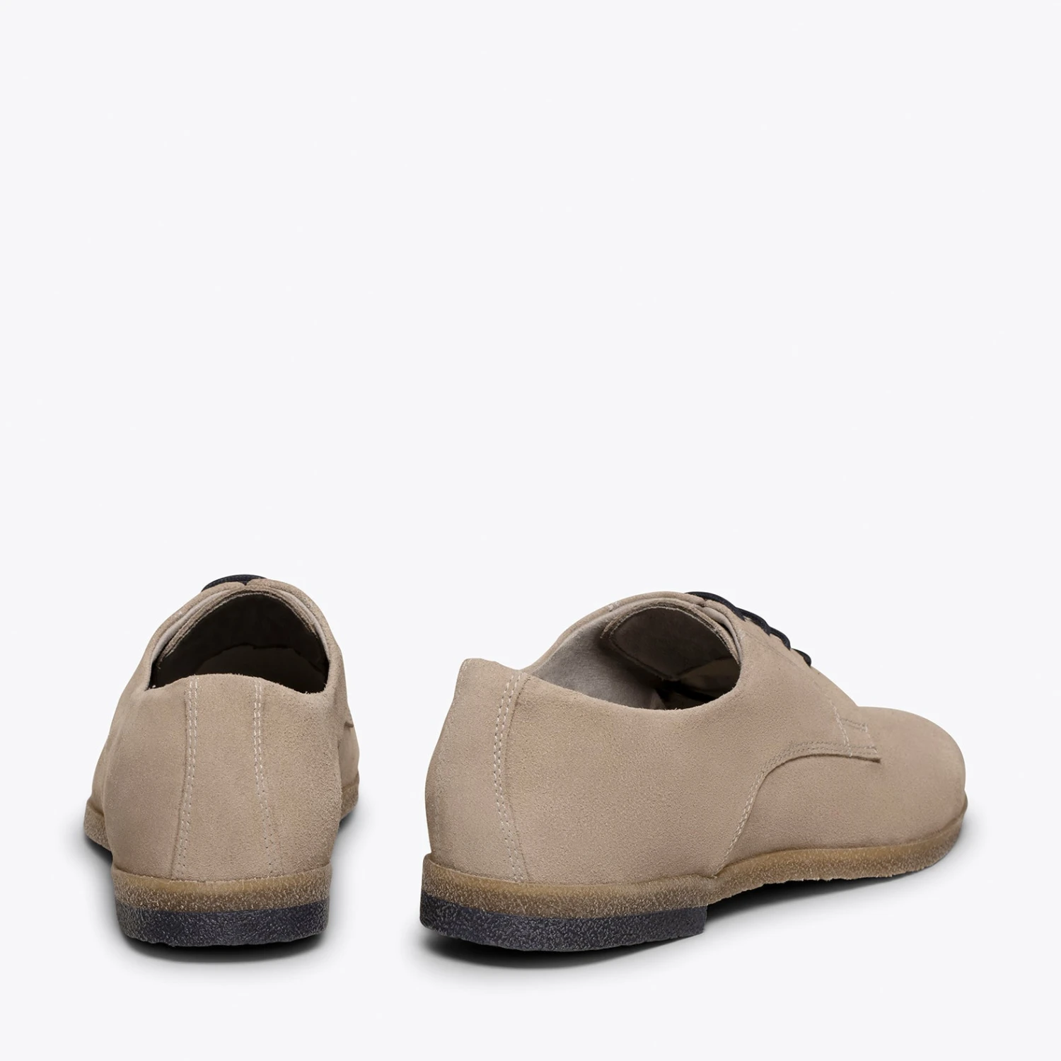 BLUCHER - Chaussures à Lacets Pour Homme TAUPE – Image 4