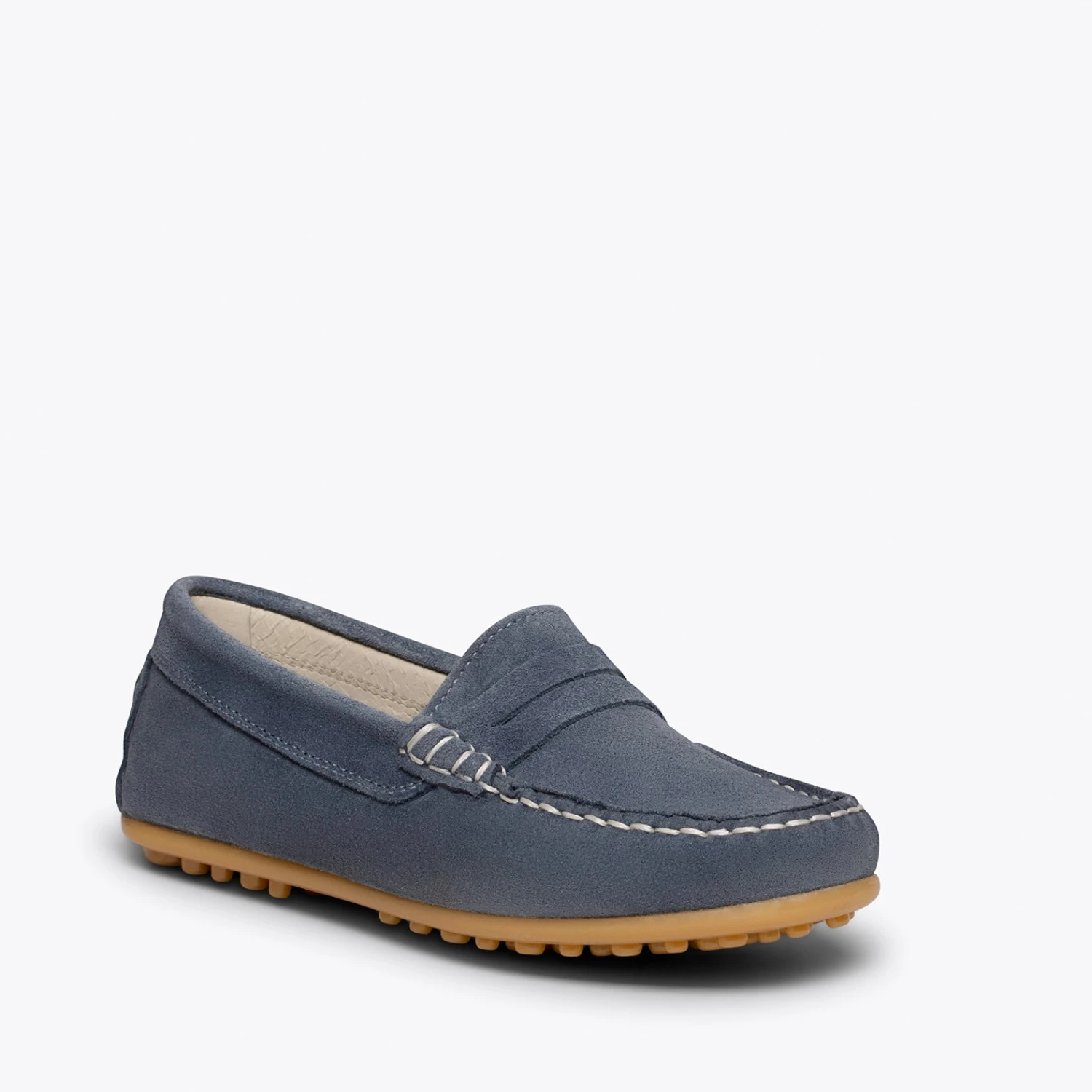 MOCCASÍN - Mocassins BLEU Pour Enfants En Cuir – Image 5