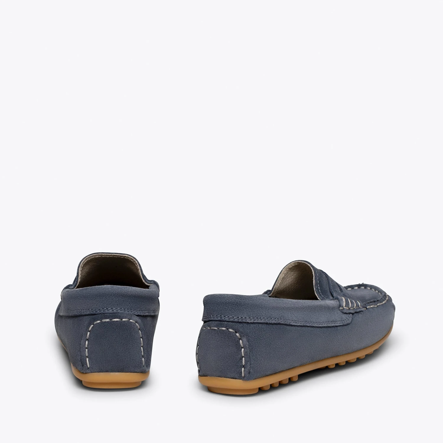 MOCCASÍN - Mocassins BLEU Pour Enfants En Cuir – Image 4