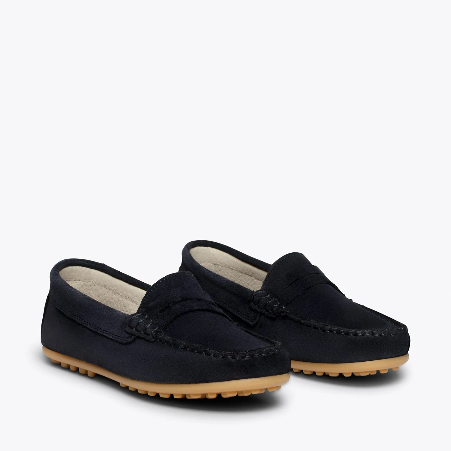 MOCCASÍN - Mocassins BLEU MARINE Pour Enfants En Cuir – Image 2