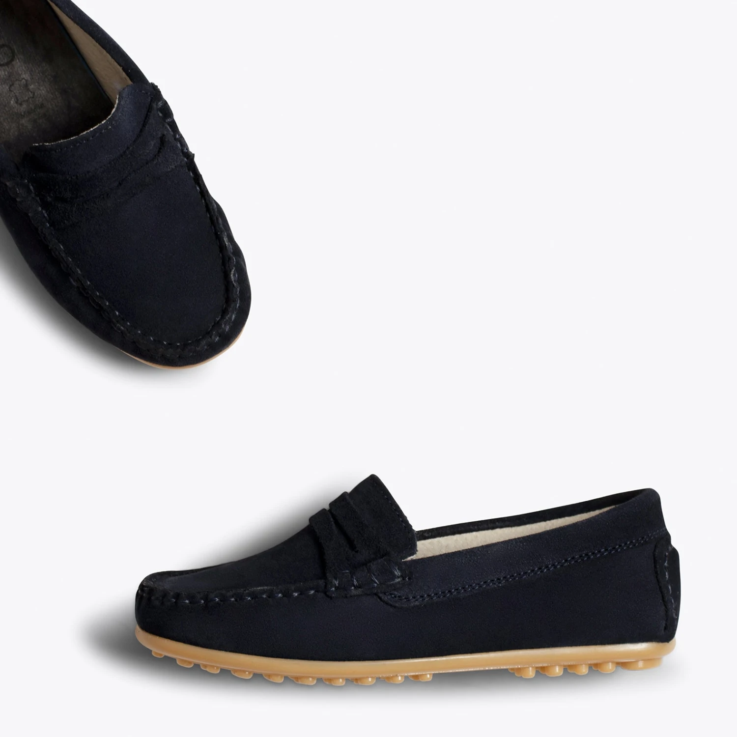 MOCCASÍN - Mocassins BLEU MARINE Pour Enfants En Cuir – Image 3