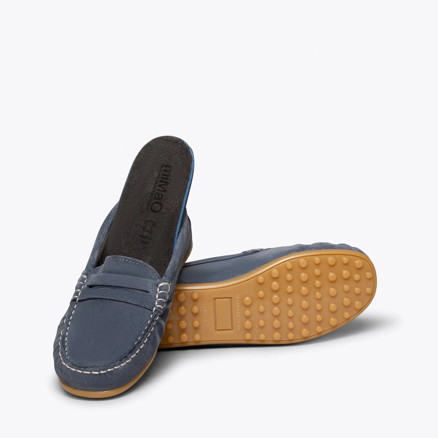 MOCCASÍN - Mocassins BLEU Pour Enfants En Cuir – Image 6