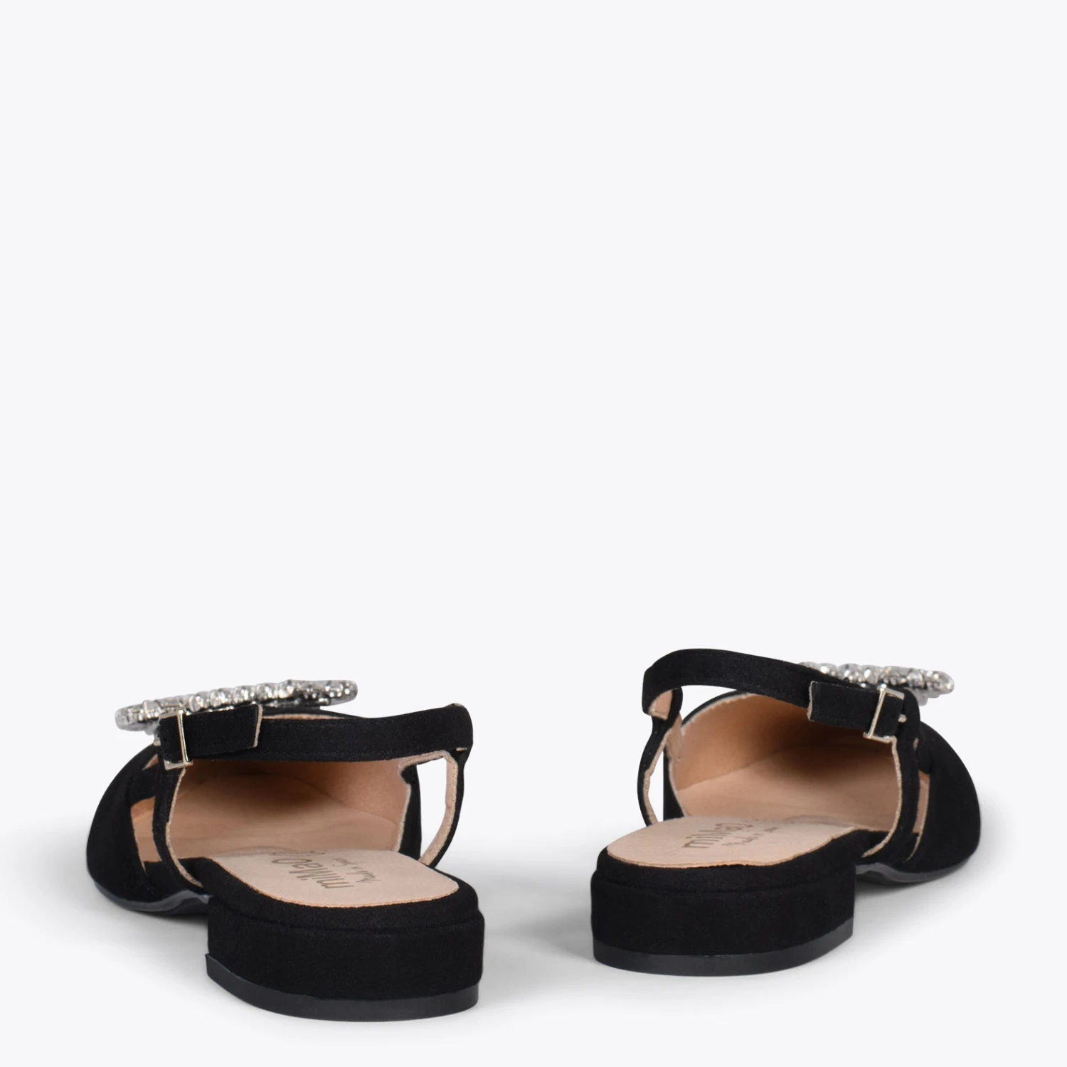 BRUNCH BIJOU - Escarpins Avec Bride Arrière Et STRASS NOIR – Image 3