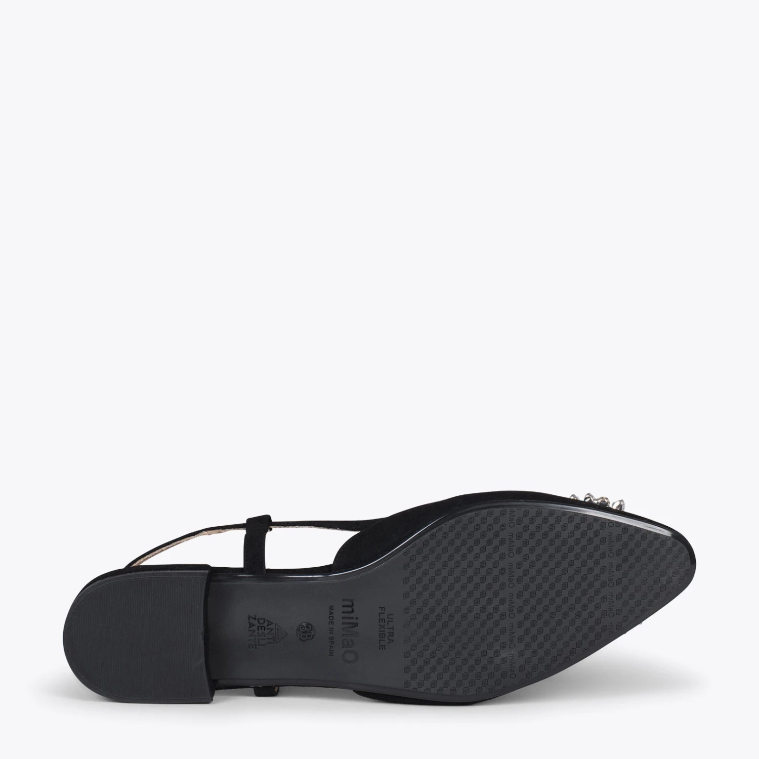 BRUNCH BIJOU - Escarpins Avec Bride Arrière Et STRASS NOIR – Image 5