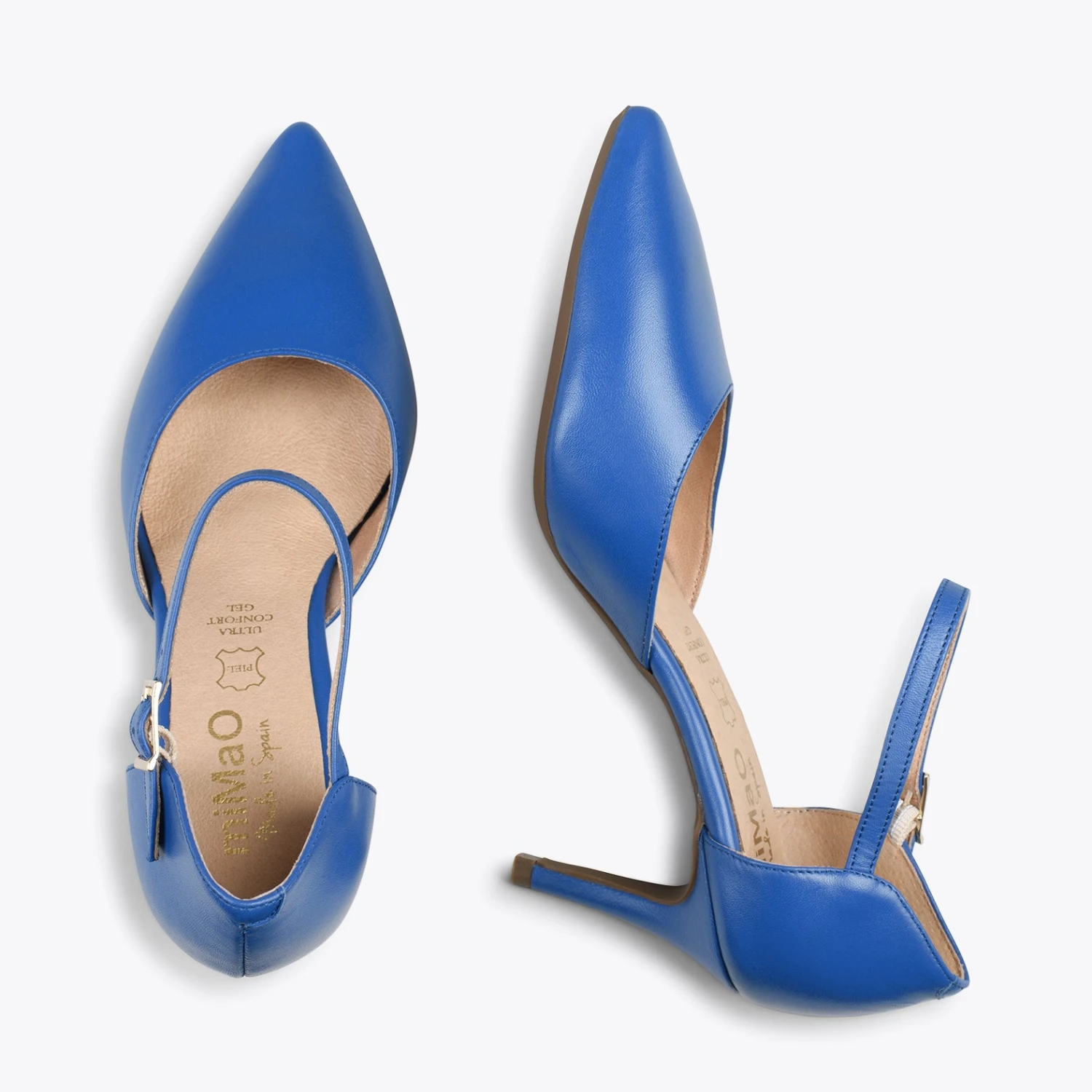 DONNA - Chaussures De Soirée Confortables à Talon BLEU – Image 2