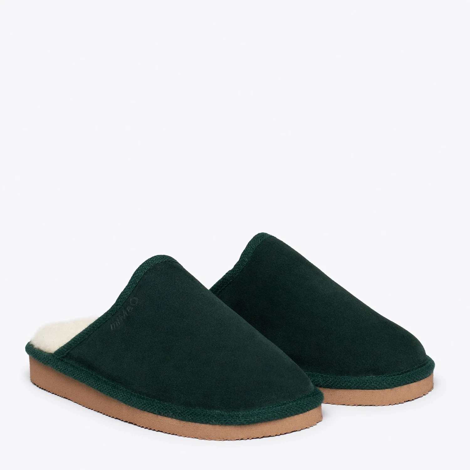 DREAM HOME- Pantoufle VERT Avec Laine – Image 3