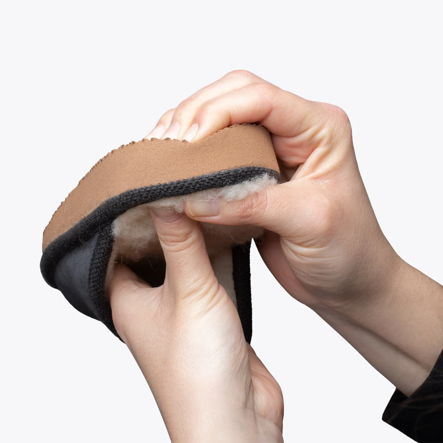 DREAM HOME- Pantoufle BLEU MARINE Avec Laine – Image 6