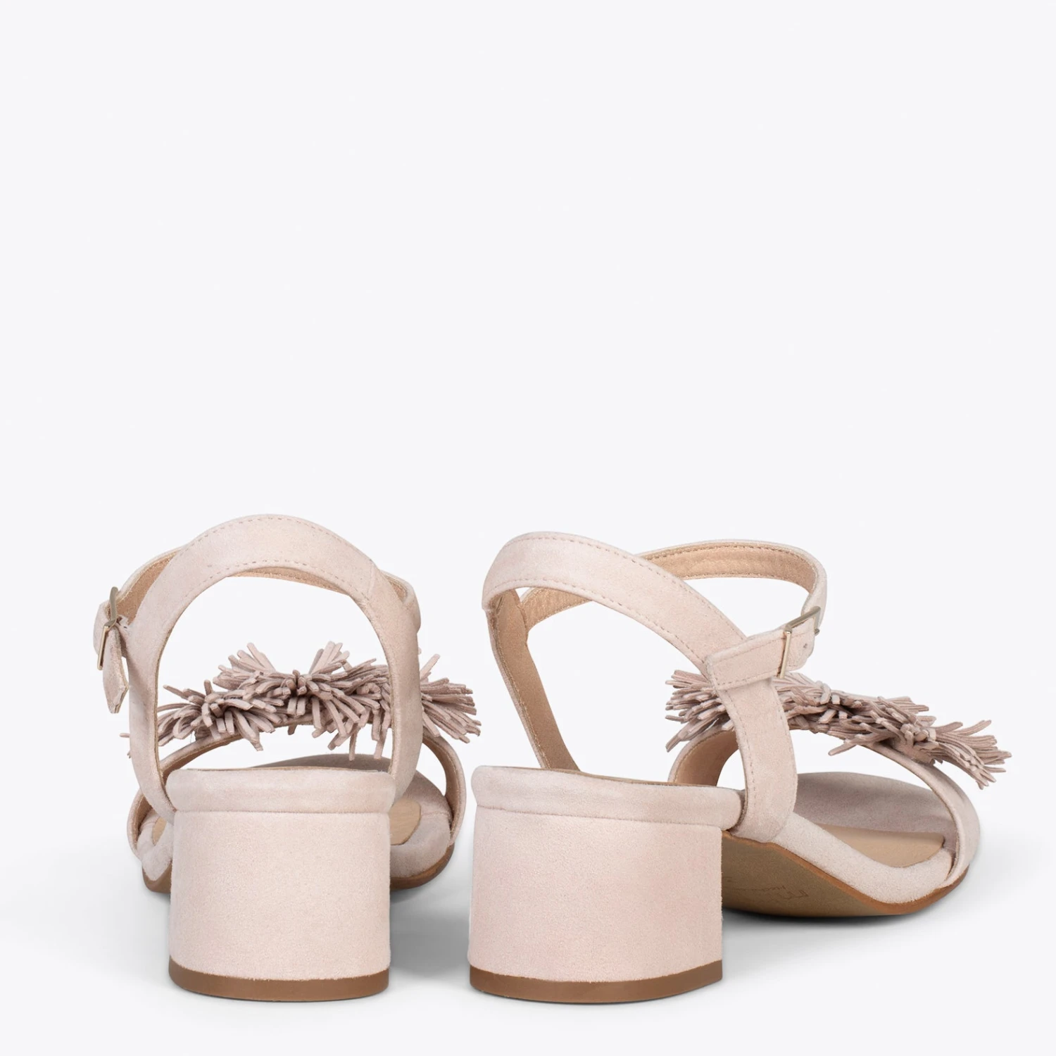 ZINNIA – Sandales De Soirée Décorées De Fleurs NUDE – Image 3