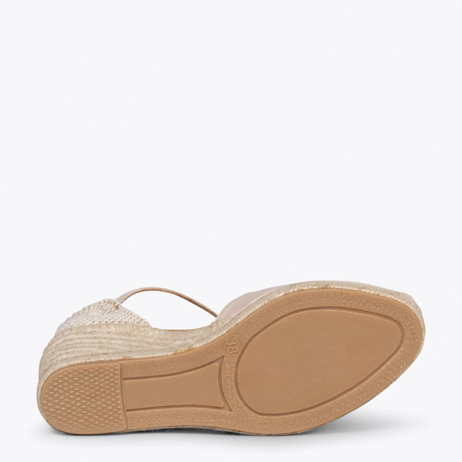 NERJA VERNI – Espadrilles Compensées Talon Haut Avec Boucle BEIGE – Image 5