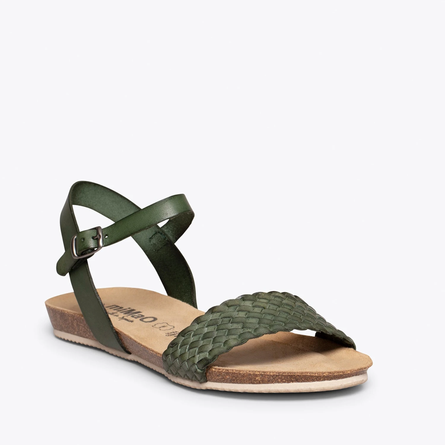 AIRE - Sandales Plates VERT à Bride Tressée – Image 5