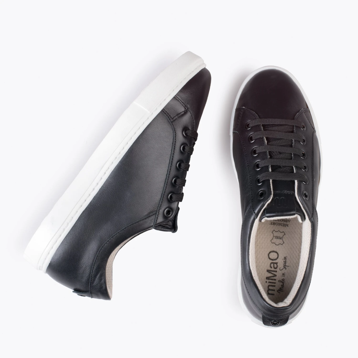 SNEAKER – Baskets Casual Pour Femme NOIR – Image 2