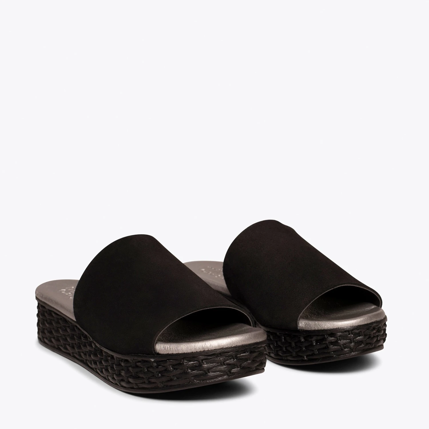 ADARA - Sabots à Plateforme NOIR En Cuir – Image 2