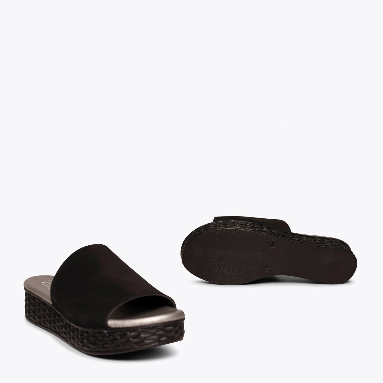 ADARA - Sabots à Plateforme NOIR En Cuir – Image 6