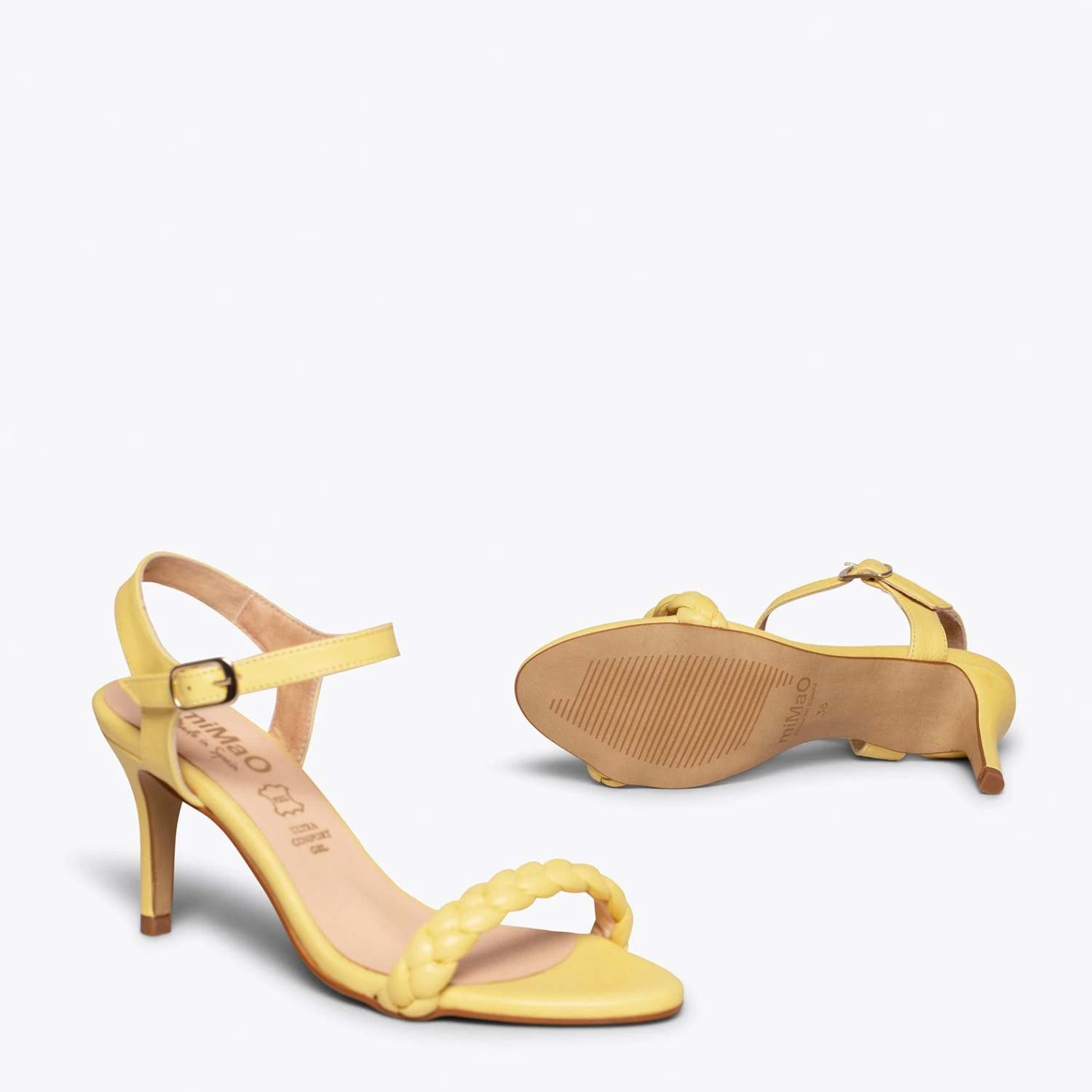 SUNSET - Sandales JAUNE Ă Talon Aiguille â Image 6
