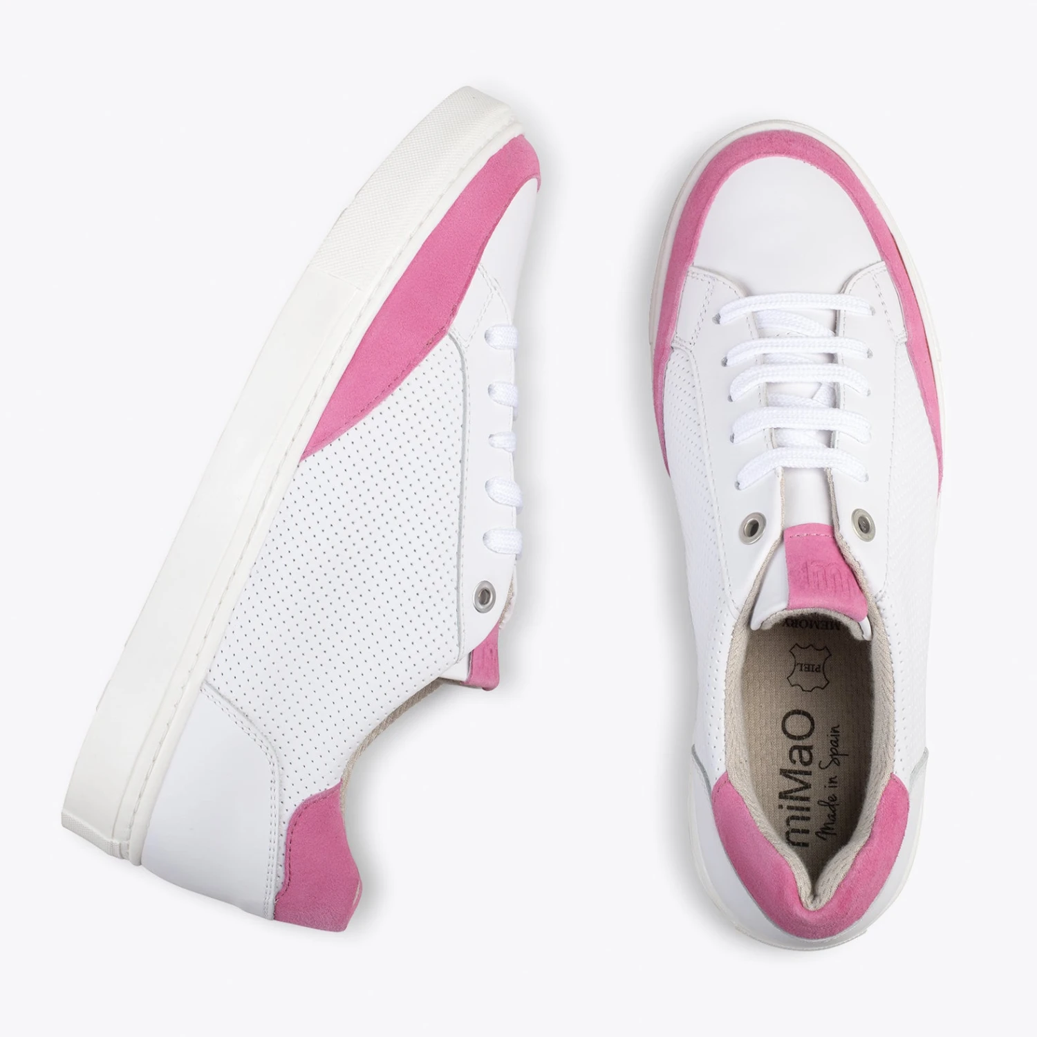 SNEAKER MIL PUNTOS – Tennis Casual Pour Femme ROSE – Image 2