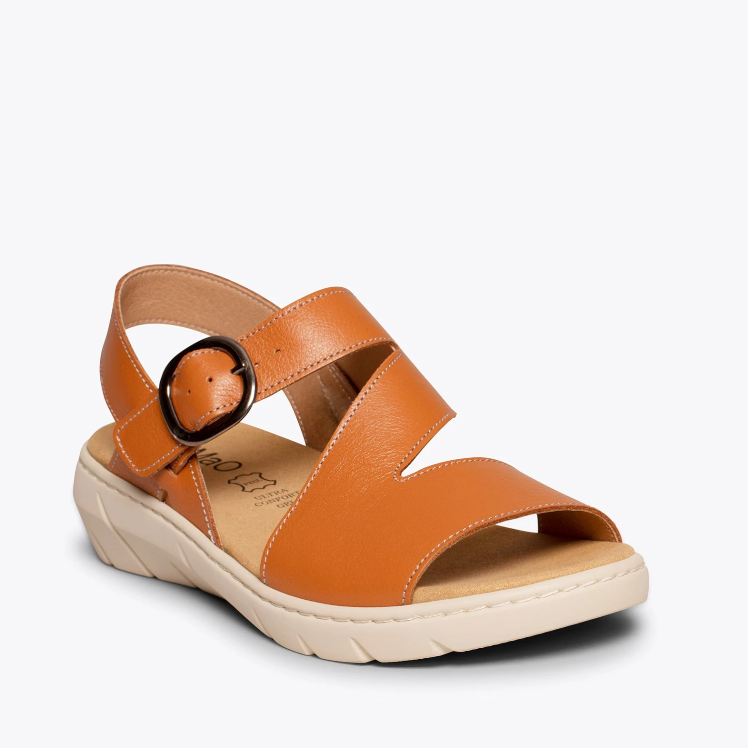 NATURA - Sandales à Semelle Amovible MARRON – Image 4