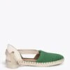 ALGARVE – Espadrilles Plates Pour Femme VERT