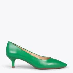 URBAN KITTEN - Chaussures Ă Talon Kitten En Cuir Nappa VERT