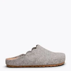 SWEET HOME – Pantoufles Pour Femme GRIS CLAIR