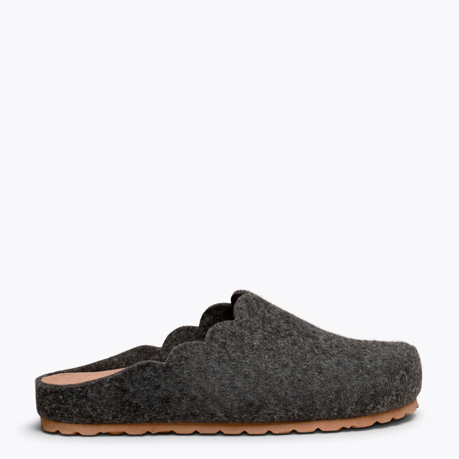 SWEET HOME – Pantoufles Pour Femme GRIS FONCÉ