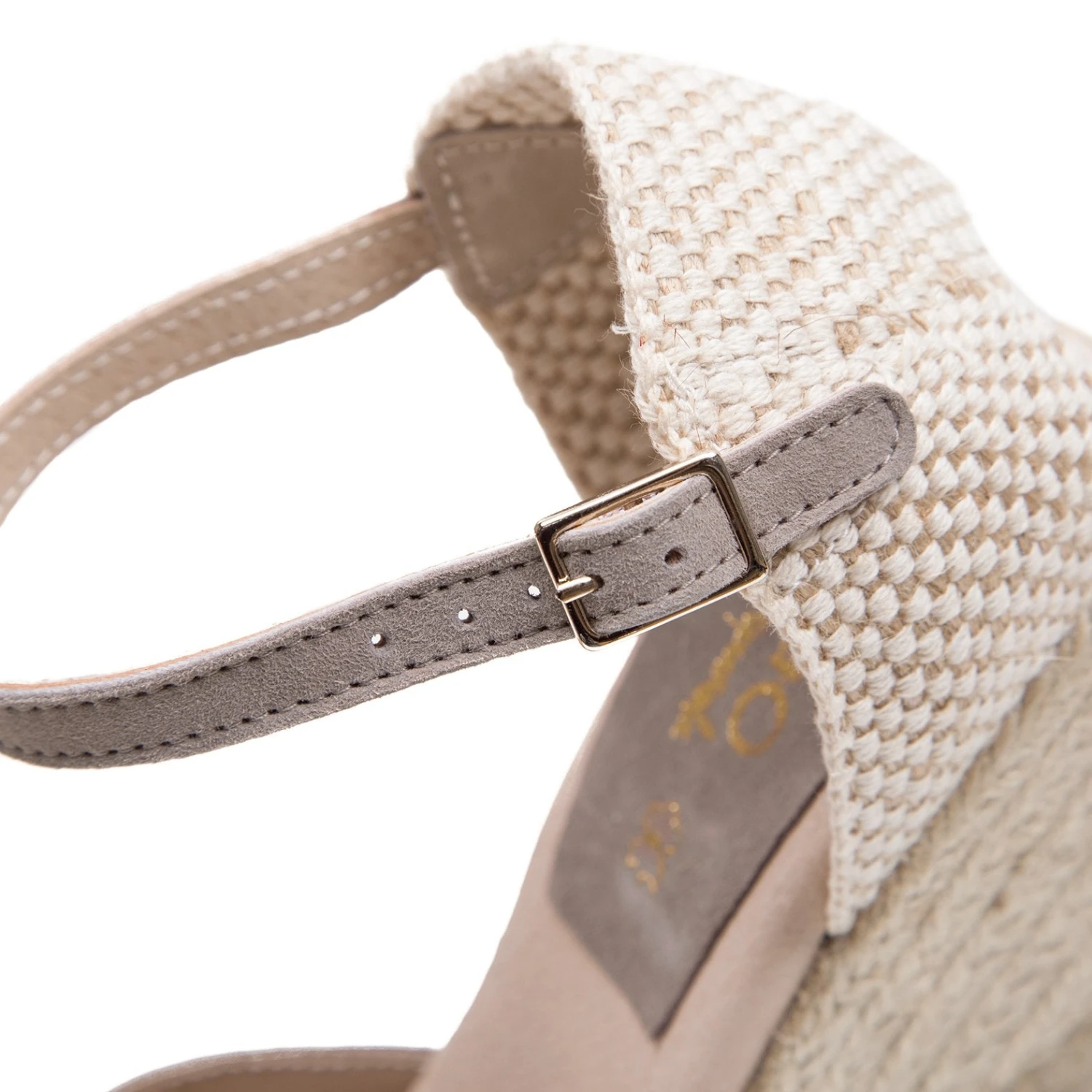 PROMENADE - ESPADRILLE À TALON COMPENSÉ GRIS – Image 6
