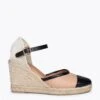 VALENCIANA – Espadrilles Compensées En Cuir Nappa MAKE UP