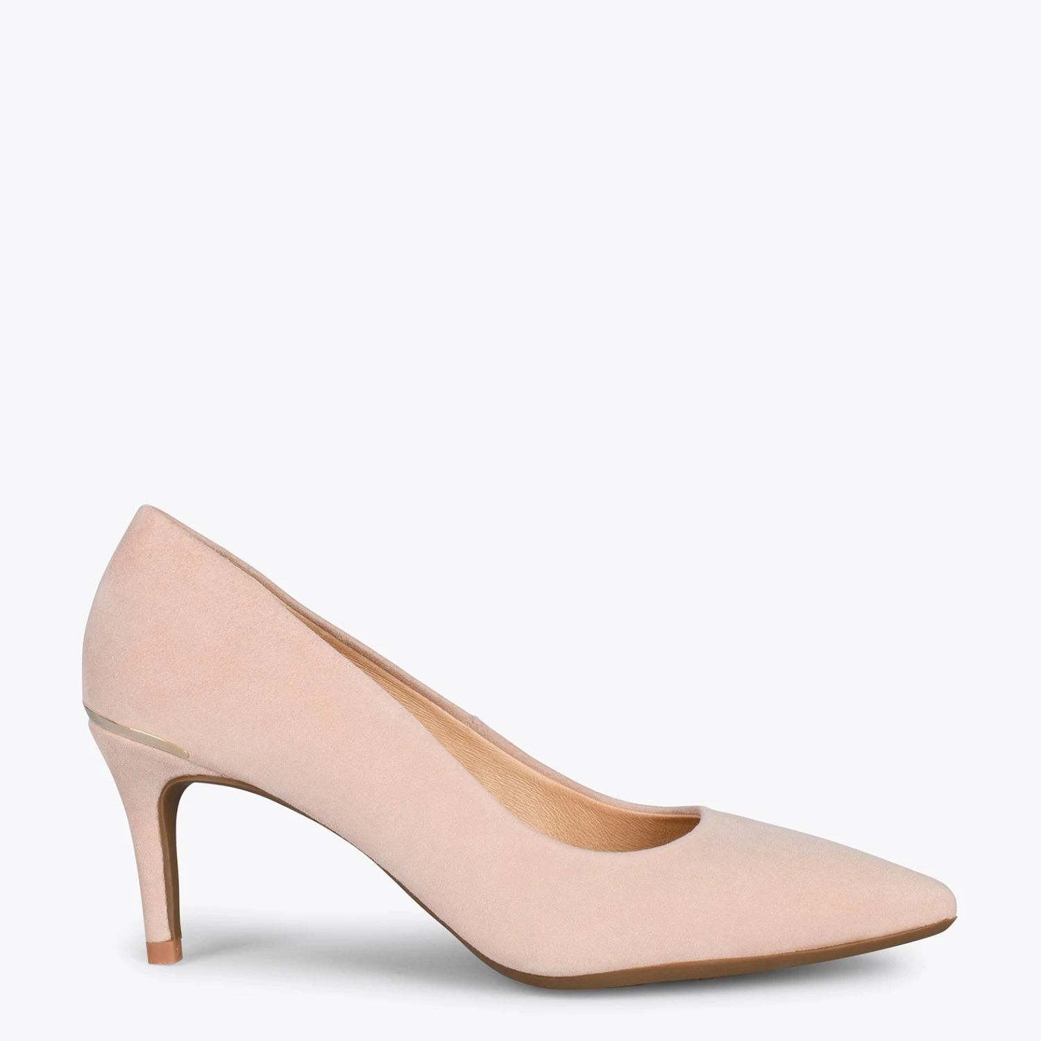 STILETTO MIDNIGHT – Chaussures à Talon Aiguille Et Détail Métallique NUDE