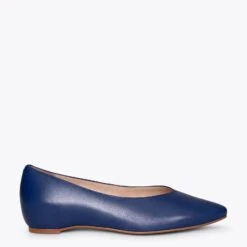 URBAN COMPENSĂE - Chaussures BLEU MARINE Avec Semelle CompensĂ©e