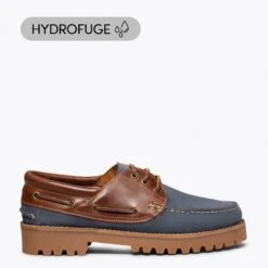 CHAUSSURE BATEAU - Mocassins Bateau Homme En Cuir BLEU
