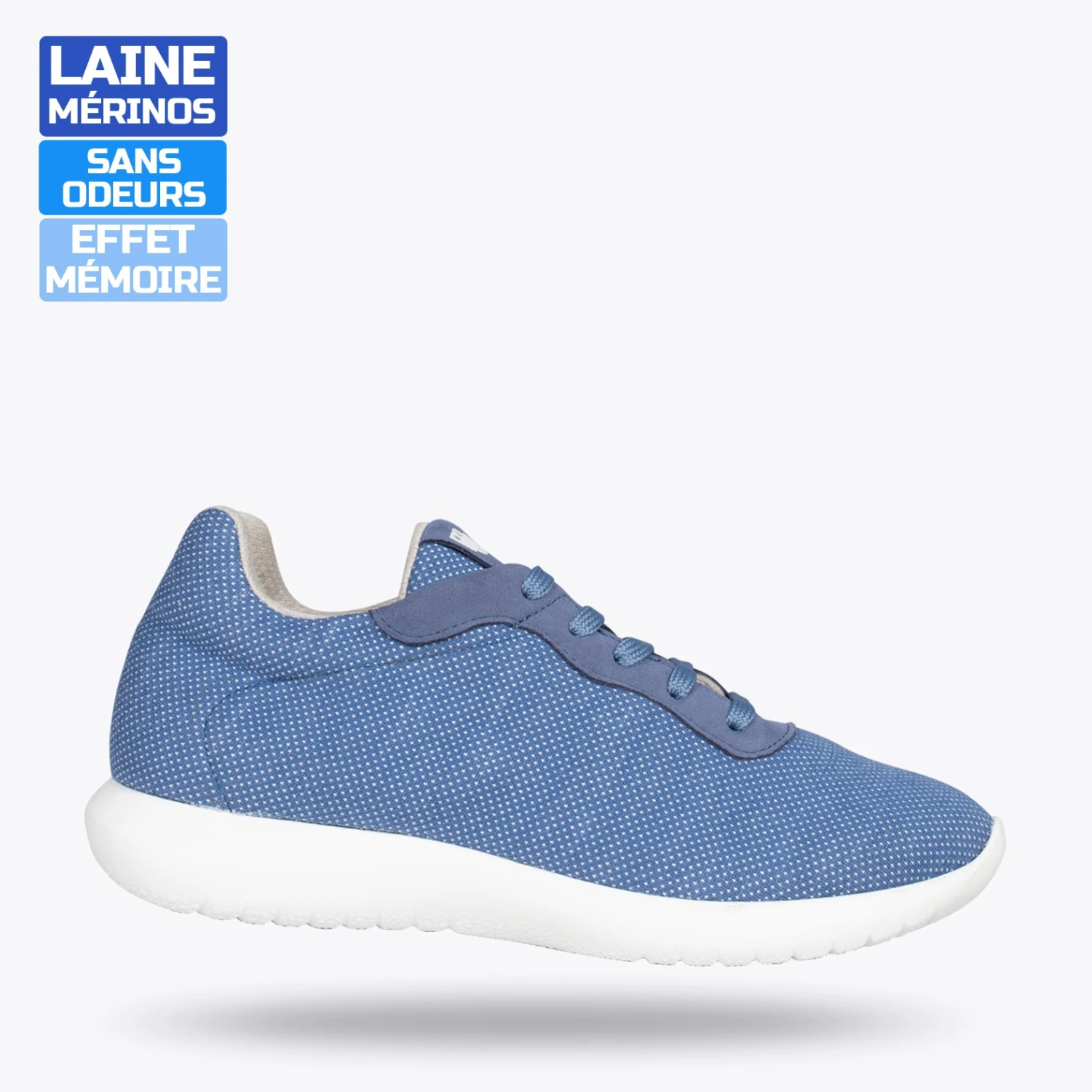 YOGA – Baskets En Laine Mérinos JEANS