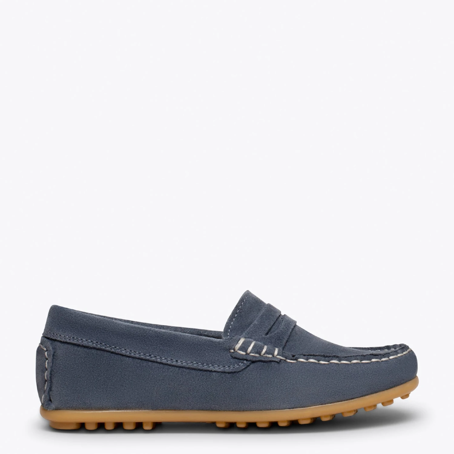 MOCCASĂŤN - Mocassins BLEU Pour Enfants En Cuir