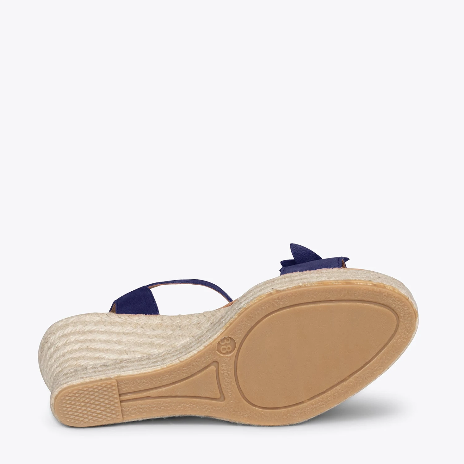 ZAHARA - Espadrilles Hautes Avec Fleurs BLEU MARINE – Image 5