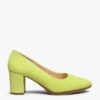 URBAN S - Chaussures à Talon Moyen En Daim LIME