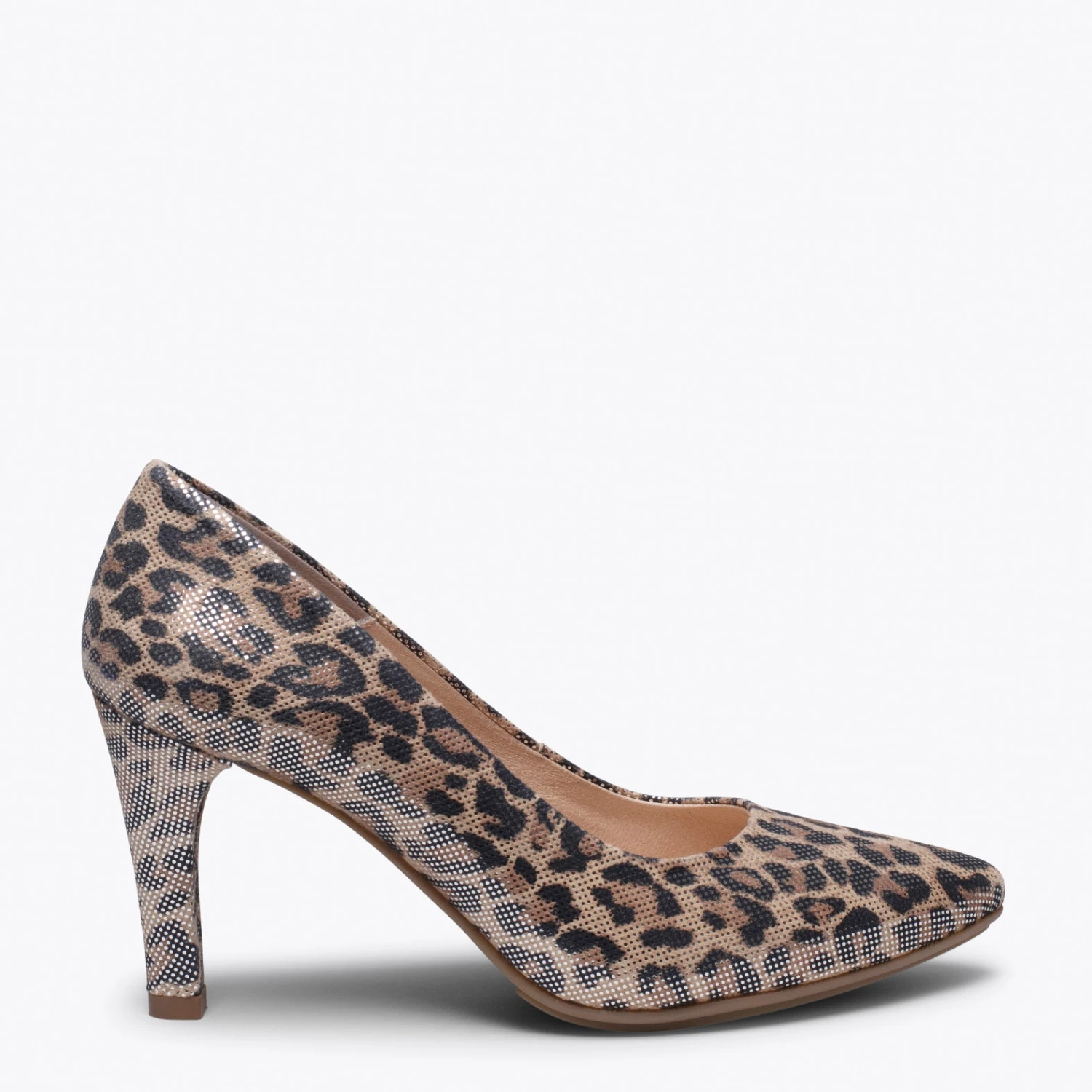 URBAN GLAM - Talons Aiguilles Stiletto LÉOPARD DORÉ