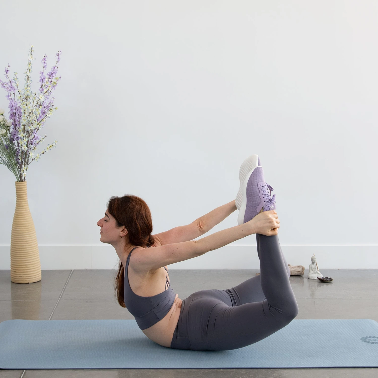 YOGA – Baskets En Laine Mérinos LILA – Image 6