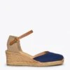 ALTEA - Espadrilles à Talon Moyen BLEU MARINE