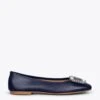 BIJOU - Chaussures Plates Avec Broche BLEU MARINE