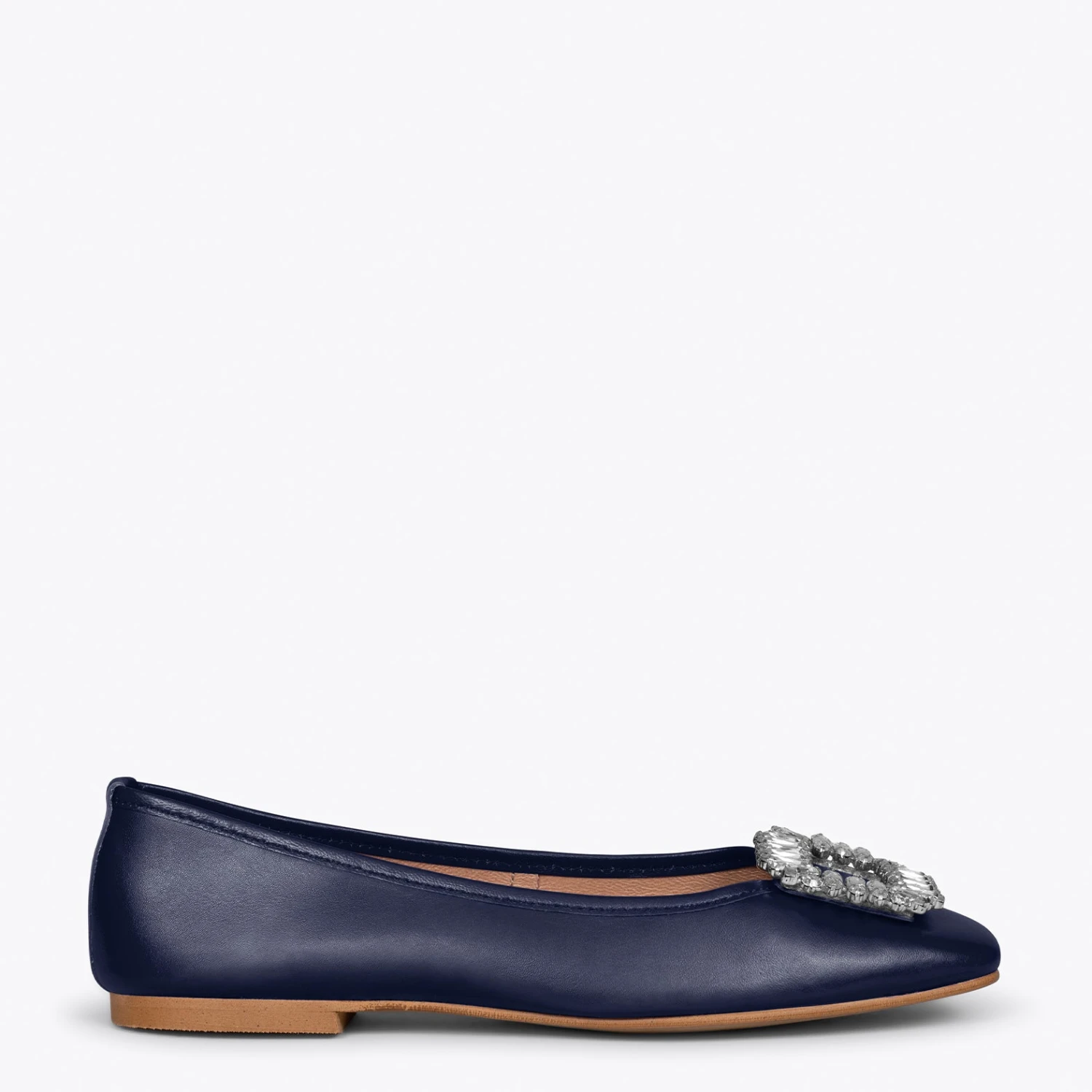 BIJOU - Chaussures Plates Avec Broche BLEU MARINE