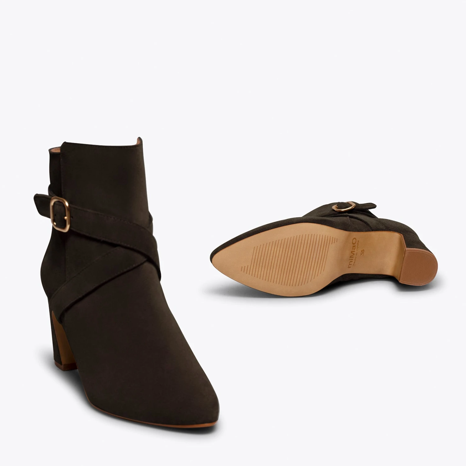 DAY - Élégante Bottine CHOCOLAT à Talon – Image 5