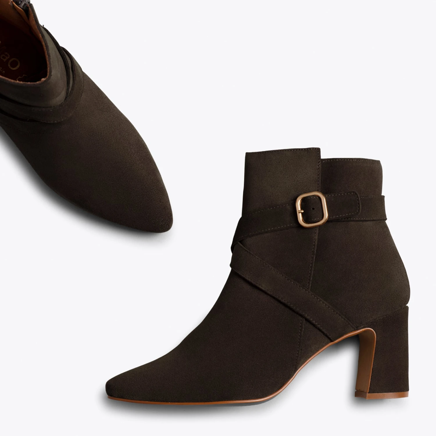 DAY - Élégante Bottine CHOCOLAT à Talon – Image 3