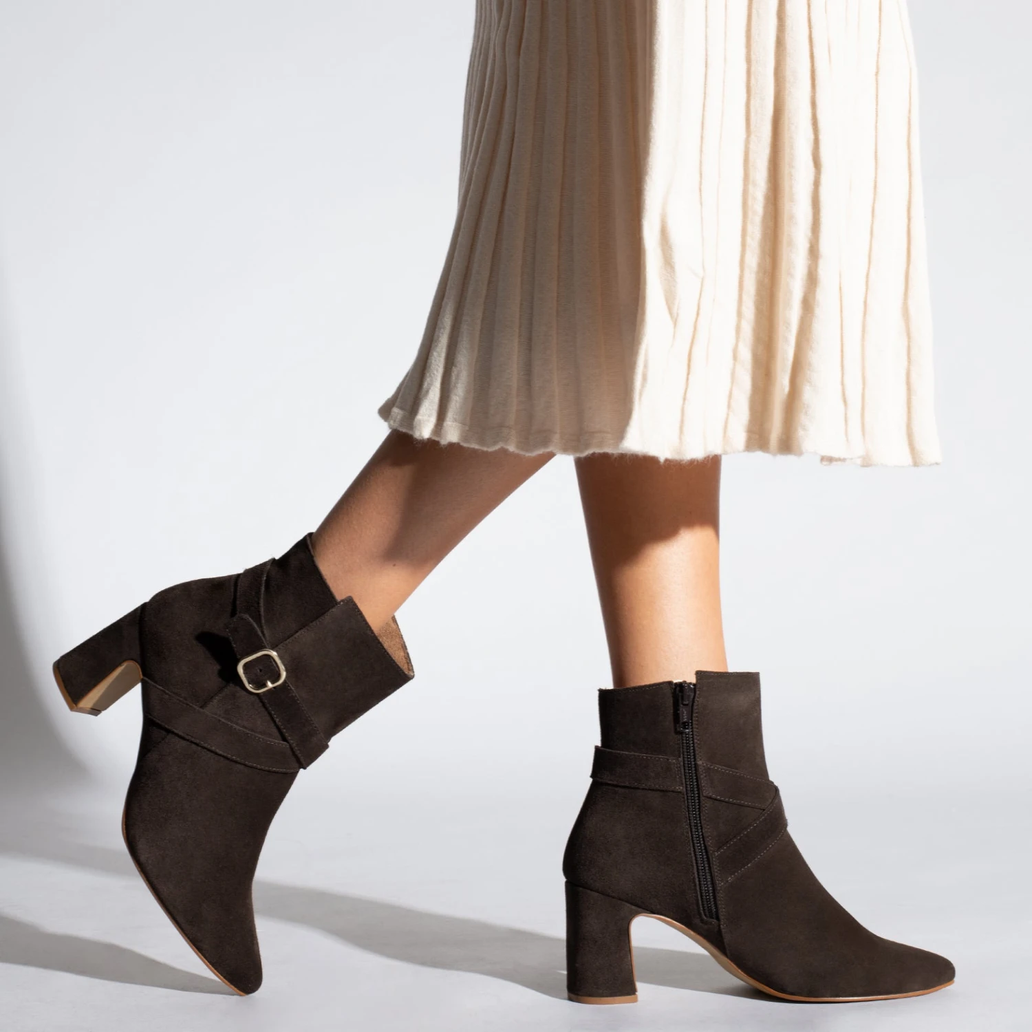 DAY - Élégante Bottine CHOCOLAT à Talon – Image 6