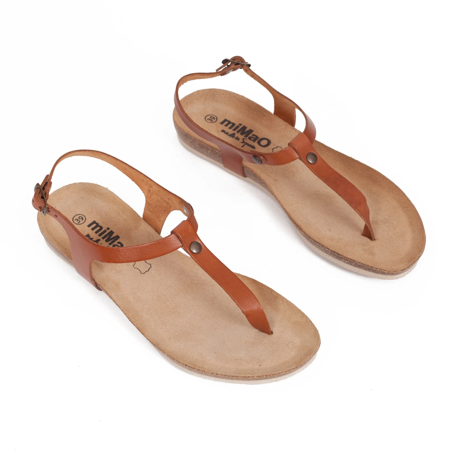 Sandales Plates Entre-doigt Bio Confort Cuir – Image 2