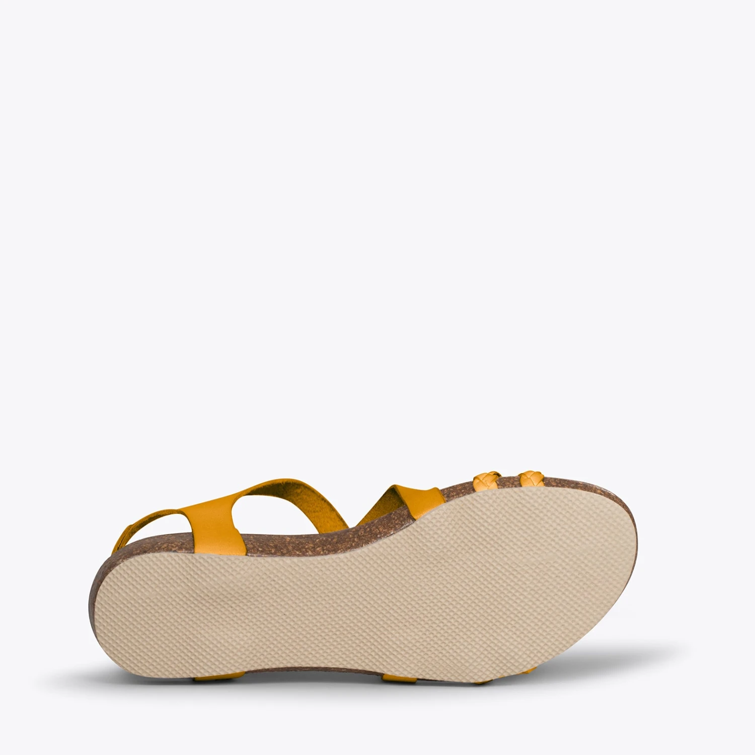 INDIE – Nu-pieds à Brides Croisées MOUTARDE BIO – Image 5