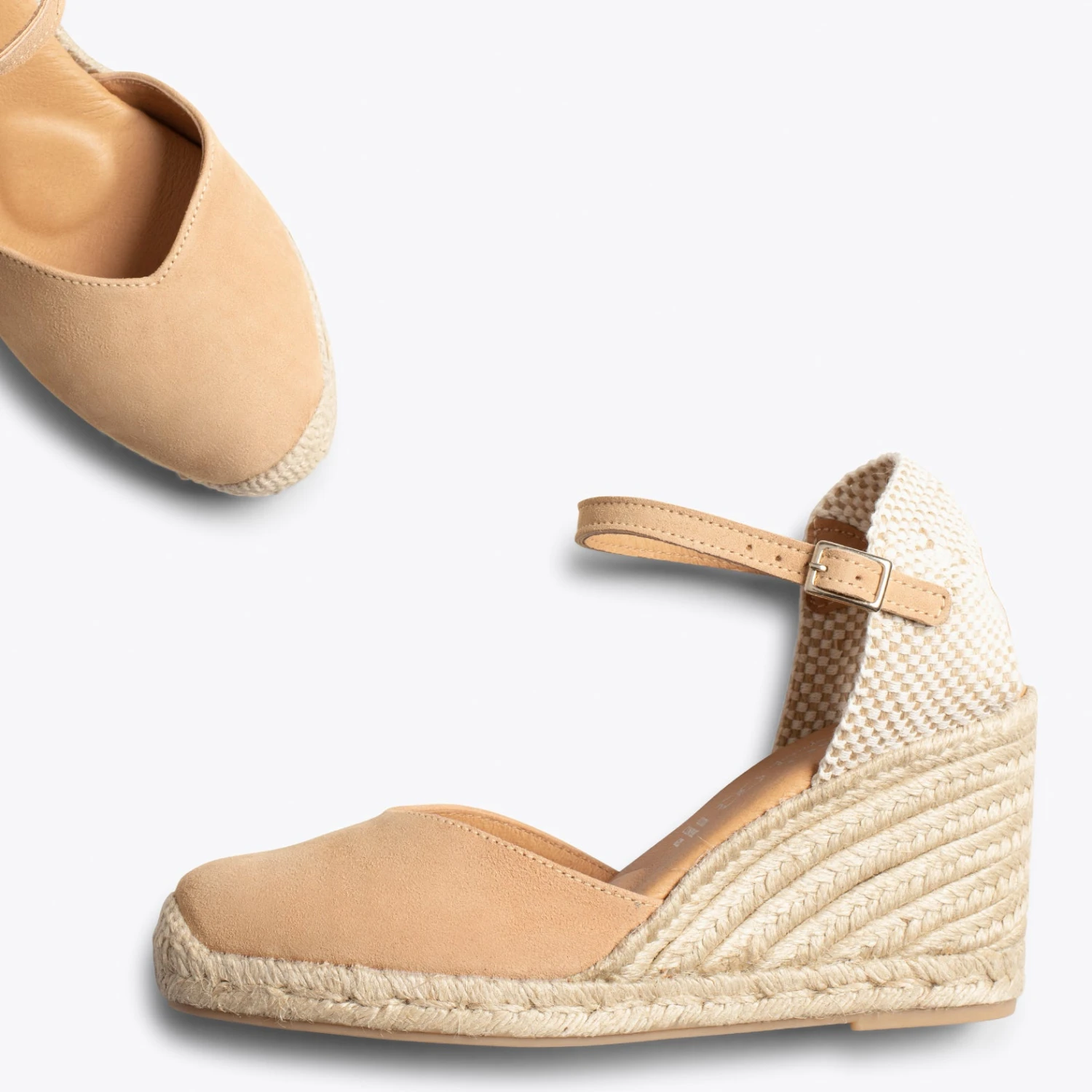 NERJA - Espadrilles Talon Haut BEIGE – Image 2
