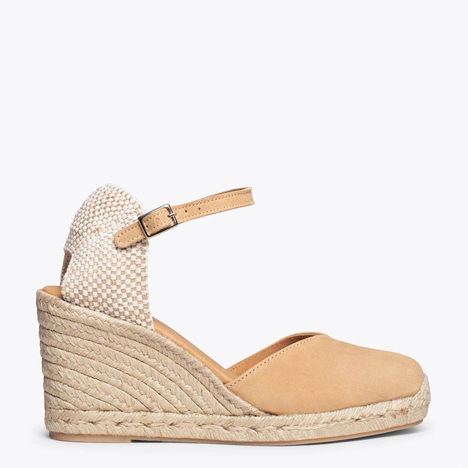 NERJA - Espadrilles Talon Haut BEIGE